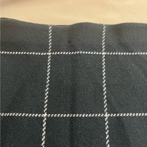 Ann Taylor Dark Gray Check Acrylic Wool Nylon Classic Fall Skirt Size Large NWT - Picture 11 of 12